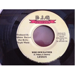 Lexxus / Delly Ranks Who Dem Rather / Go Go Club Vinyl 7" USED
