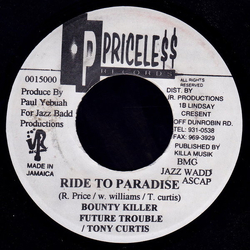 Bounty Killer / Future Troubles / Tony Curtis Ride To Paradise Vinyl 7" USED