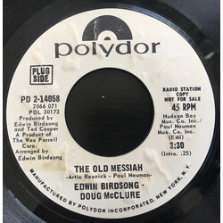 Edwin Birdsong Old Messiah / Use What You Got Vinyl 7" USED