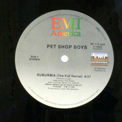 Pet Shop Boys Suburbia USED VINYL 12INCH 33 S RPM