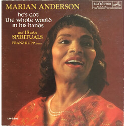 Marian Anderson / Franz Rupp He's Got The Whole World In His Hands  And  18 Other Spirituals Vinyl LP USED