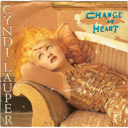 Cyndi Lauper Change Of Heart USED VINYL 7INCH 45 RPM SINGLE STYRENE STEREO