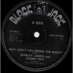 Shirley James / Danny Ray (2) Why Don't You Spend The Night? USED VINYL 12INCH 45 RPM