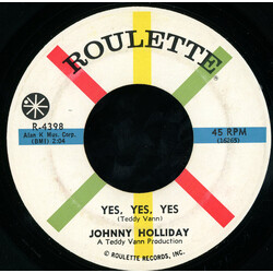 Johnny Holliday (4) Yes, Yes, Yes / One More Time USED VINYL 7INCH 45 RPM SINGLE