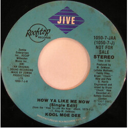 Kool Moe Dee How Ya Like Me Now USED VINYL 7INCH 45 RPM SINGLE PROMO
