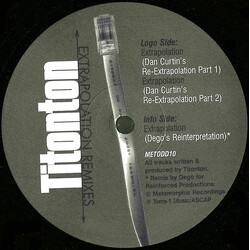 Titonton Duvanté Extrapolation (Remixes) USED VINYL 12INCH 45 RPM 33 S RPM