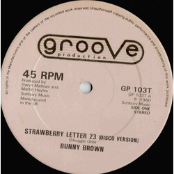 Bunny Brown Strawberry Letter 23 USED VINYL 12INCH 45 RPM