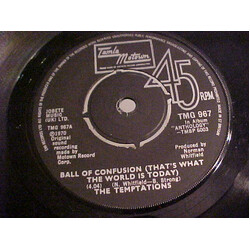 The Temptations Ball Of Confusion (That's What The World Is Today) USED VINYL 7INCH 45 RPM SINGLE