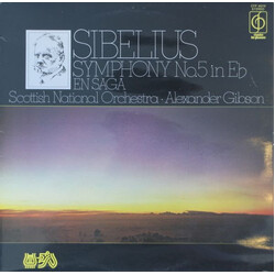 Jean Sibelius / Royal Scottish National Orchestra / Alexander Gibson Symphony No. 5 In Eb - En Saga Vinyl LP USED