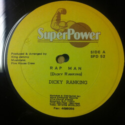 Dicky Ranking / Horace Andy Rap Man / Fever USED VINYL 12INCH 45 RPM