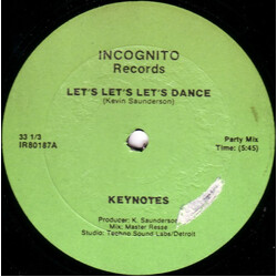 Keynotes Let's Let's Let's Dance USED VINYL 12INCH 33 S RPM