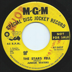 Junior Waters The Stars Fell / Good Lovin' Tonight USED VINYL 7INCH 45 RPM SINGLE PROMO