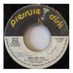 Keith Poppin Who Are You USED VINYL 7INCH 45 RPM