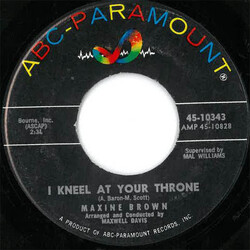Maxine Brown I Kneel At Your Throne USED VINYL 7INCH SINGLE
