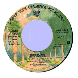 Candi Staton Run To Me Vinyl 7" USED