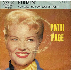 Patti Page / Vic Schoen And His Orchestra Fibbin' / You Will Find Your Love (In Paris) VINYL 7" USED
