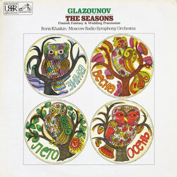 Alexander Glazunov / Boris Khaikin / Большой Симфонический Оркестр Всесоюзного Радио The Seasons Vinyl LP USED