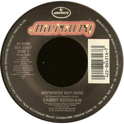 Sammy Kershaw Anywhere But Here USED VINYL 7INCH 45 RPM SINGLE
