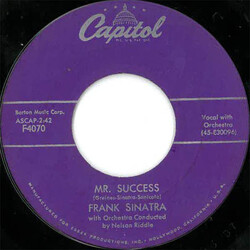 Frank Sinatra Mr. Success / Sleep Warm USED VINYL 7INCH 45 RPM SINGLE