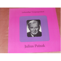 Julius Patzak Lebendige Vergangenheit - Julius Patzak Vinyl LP USED