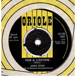 Lennie Peters And My Heart Cried USED VINYL 7INCH 45 RPM