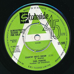 Carl Perkins Country Boy's Dream USED VINYL 7INCH 45 RPM SINGLE PROMO