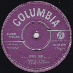 Frankie Lymon Thumb Thumb USED VINYL 7INCH 45 RPM SINGLE