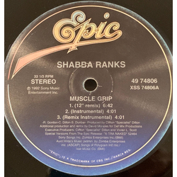 Shabba Ranks Muscle Grip Vinyl 12" USED