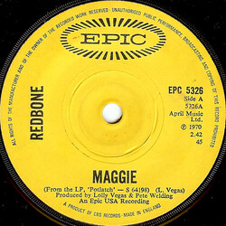 Redbone Maggie USED VINYL 7INCH 45 RPM SINGLE REISSUE