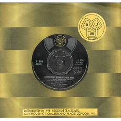 Elton John Grow Some Funk Of Your Own USED VINYL 7INCH 45 RPM