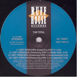 Tim Dog / KRS-One I Get Wrecked USED VINYL 12INCH 33 S RPM SINGLE REISSUE