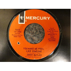 Jerry Butler You Make Me Feel Like Someone / For What You Made Of Me USED VINYL 7INCH 45 RPM SINGLE STYRENE