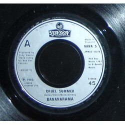 Bananarama Cruel Summer USED VINYL 7INCH 45 RPM SINGLE REPRESS