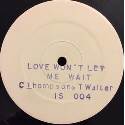 Carroll Thompson / Trevor Walters Love Won't Let Me Wait USED VINYL 12INCH 45 RPM WHITE LABEL