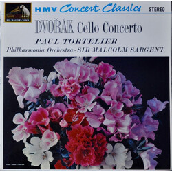 Antonín Dvořák / Paul Tortelier / Philharmonia Orchestra / Sir Malcolm Sargent Cello Concerto Vinyl LP USED