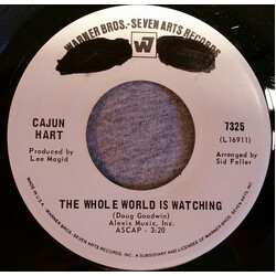 Cajun Hart The Whole World Is Watching / Big City USED VINYL 7INCH 45 RPM SINGLE PROMO
