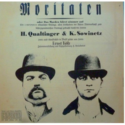 Helmut Qualtinger / Kurt Sowinetz / Ernst Kölz Moritaten Oder Das Morden Höret Nimmer Auf Vinyl LP USED