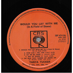 Tanya Tucker Would You Lay With Me (In A Field Of Stone) Vinyl LP USED