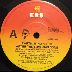 Earth, Wind & Fire After The Love Has Gone USED VINYL 7INCH 45 RPM SINGLE