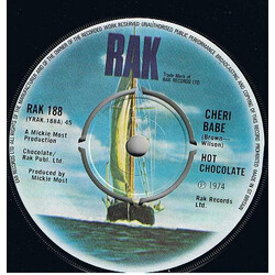 Hot Chocolate Cheri Babe USED VINYL 7INCH 45 RPM SINGLE