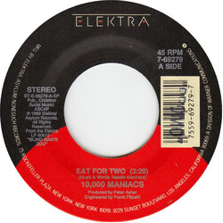 10,000 Maniacs Eat For Two USED VINYL 7INCH 45 RPM SINGLE STEREO