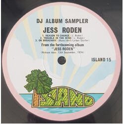 Jess Roden Jess Roden - DJ Album Sampler USED VINYL 12INCH SINGLE SIDED SINGLE PROMO SAMPLER