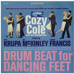 Cozy Cole All Stars / Gene Krupa / Ray McKinley / Panama Francis Drum Beat For Dancing Feet Vinyl LP USED
