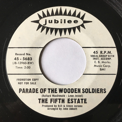 The Fifth Estate Parade Of The Wooden Soldiers Vinyl 7" USED