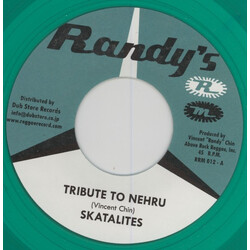 The Skatalites / Delroy Byfield Tribute To Nehru / Yagga Yagga USED VINYL 7INCH REISSUE 45 RPM SINGLE