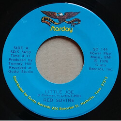 Red Sovine Little Joe / Cold Love To Go USED VINYL 7INCH 45 RPM SINGLE STEREO