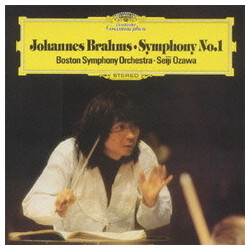 Johannes Brahms / Seiji Ozawa / Boston Symphony Orchestra Symphony No. 1 Vinyl LP USED