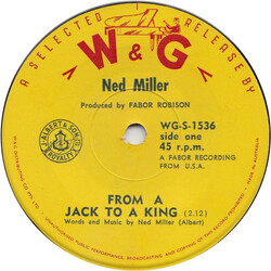 Ned Miller From A Jack To A King USED VINYL 7INCH 45 RPM SINGLE