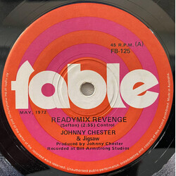 Johnny Chester / Jigsaw (17) Readymix Revenge USED VINYL 7INCH 45 RPM SINGLE