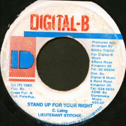 Lieutenant Stitchie Stand Up For Your Right USED VINYL 7INCH 45 RPM